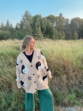 Load image into Gallery viewer, YIN YANG STAR CARDIGAN