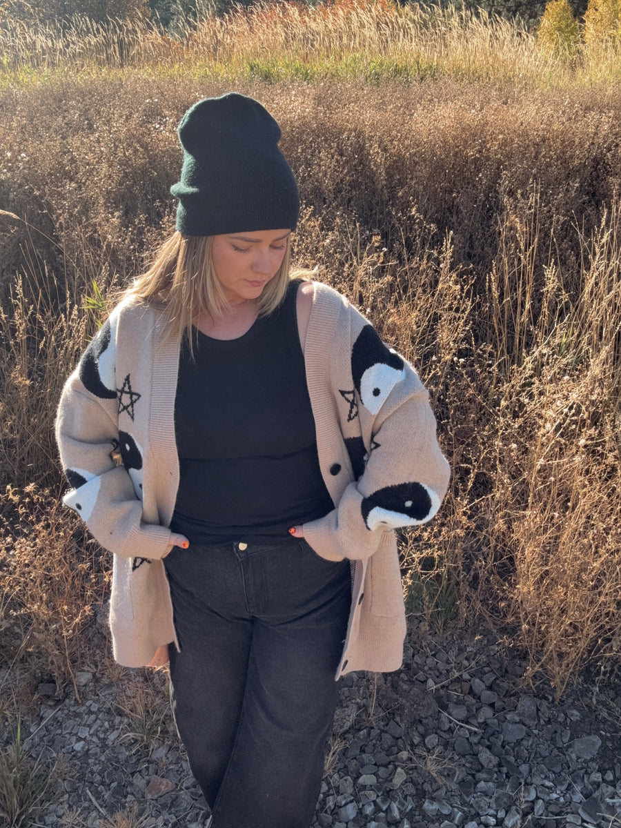 YIN YANG STAR CARDIGAN – Wilde Banks
