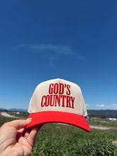 Load image into Gallery viewer, GODS COUNTRY TRUCKER - red