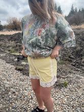 Load image into Gallery viewer, lace &amp; leisure shorts - butter yellow