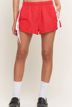 Load image into Gallery viewer, SPORTY BOW SHORTS - red