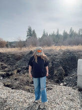 Load image into Gallery viewer, COOL GIRL TEE - washed black