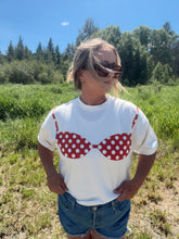 Load image into Gallery viewer, The polka dot bikini tee - red