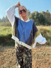 Load image into Gallery viewer, STARBURST ZIP UP - blue