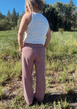 Load image into Gallery viewer, SUNSET COCOA STRIPE PANT