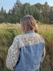 WHIMSY QUILTED denim jacket