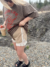 Load image into Gallery viewer, lace &amp; leisure shorts - toffee