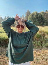 Load image into Gallery viewer, BOYFRIEND LONG SLEEVE - evergreen
