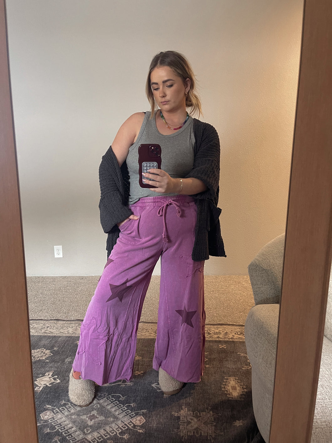 STAR SWEATS - berry berry