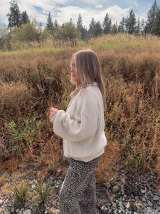 CHAI ZIP UP - BEIGE