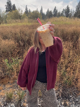 Load image into Gallery viewer, CHAI ZIP UP - MAROON