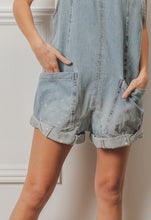 Load image into Gallery viewer, Denim Shortalls - light