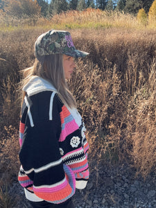 HAPPY CAMPER TRUCKER - pink
