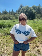 Load image into Gallery viewer, The polka dot bikini tee - dusty blue