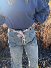 Load image into Gallery viewer, BRAIDED TIE DENIM