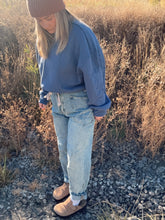 Load image into Gallery viewer, BRAIDED TIE DENIM