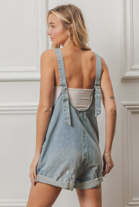 Denim Shortalls - light