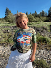 Load image into Gallery viewer, AMERICAS BDAY CAMO TEE - YOUTH