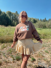 Load image into Gallery viewer, FLOWY GINGAM SKIRT - pale yellow