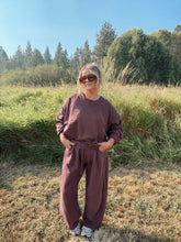 Load image into Gallery viewer, BOYFRIEND LONG SLEEVE - plum
