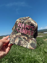 Load image into Gallery viewer, HAPPY CAMPER TRUCKER - bubblegum pink
