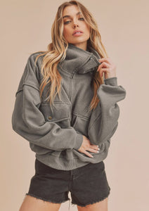 Cargo Pullover - stone