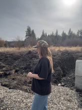 Load image into Gallery viewer, COOL GIRL TEE - washed black
