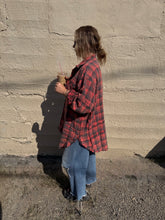 Load image into Gallery viewer, RAW EDGE FLANNEL - vintage red