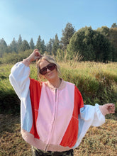 Load image into Gallery viewer, STARBURST ZIP UP - pink