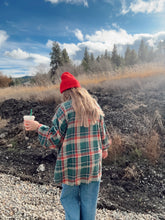 Load image into Gallery viewer, EVERGREEN PINE RAW EGDE FLANNEL