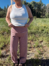 Load image into Gallery viewer, SUNSET COCOA STRIPE PANT