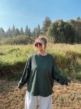 Load image into Gallery viewer, BOYFRIEND LONG SLEEVE - evergreen