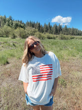 Load image into Gallery viewer, FLAG BOYFRIEND TEE - off white