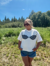 Load image into Gallery viewer, The polka dot bikini tee - black