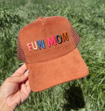 Load image into Gallery viewer, FUN MOM CORDUROY TRUCKER