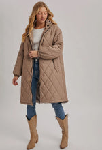 Load image into Gallery viewer, QUILTED JACKET - mushroom