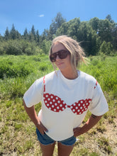 Load image into Gallery viewer, The polka dot bikini tee - red