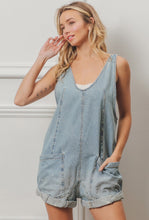 Load image into Gallery viewer, Denim Shortalls - light