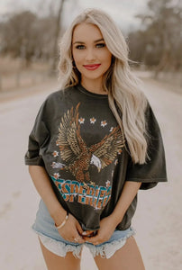 Desperado crop tee - distressed