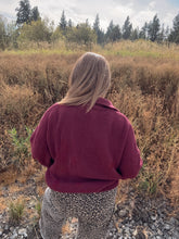 Load image into Gallery viewer, CHAI ZIP UP - MAROON