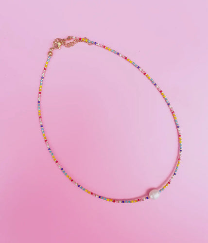 Pearl Rainbow Necklace