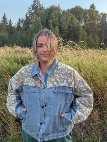 WHIMSY QUILTED denim jacket