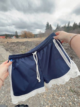Load image into Gallery viewer, lace &amp; leisure shorts - navy