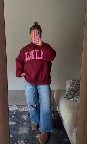 DILLY DALLY - maroon/pink