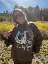 Load image into Gallery viewer, lucky horse mockneck