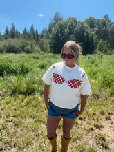 Load image into Gallery viewer, The polka dot bikini tee - red