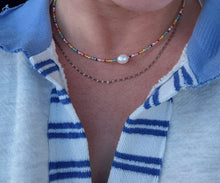 Load image into Gallery viewer, Pearl Rainbow Necklace