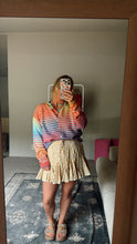 Load image into Gallery viewer, FLOWY GINGAM SKIRT - pale yellow