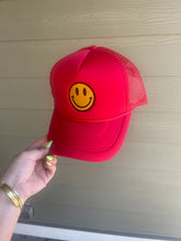 Load image into Gallery viewer, Smiley Trucker Hat - 4 colors!