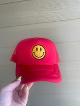 Load image into Gallery viewer, Smiley Trucker Hat - 4 colors!